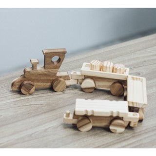 Tàu Hỏa Gỗ Tháo Ráp Cổ Điển An Toàn Cho Bé, Giúp Bé Khám Phá Trí Tuệ, Đồ Chơi Chàng Trai Gỗ