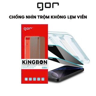 Kính cường lực iPHONE GOR x KiNGBON MA-89 Chống Nhìn Trộm 28 Độ cho 12 đến 17promax