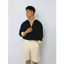 Quần Short Nam Kaki Cao Cấp Form Regular Dễ Phối Đồ Màu Kem/Xanh Navy Phong Cách Hàn Quốc MODMEN
