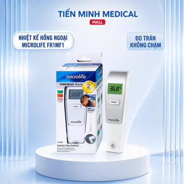 Nhiệt kế điện tử hồng ngoại đo trán Microlife FR1MF1 thích hợp đo thân nhiệt trẻ em và người lớn