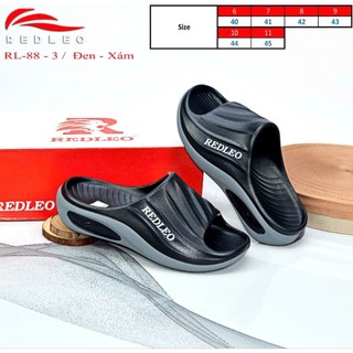 Dép quai ngang REDLEO nam RL88 đúc cao su EVA nguyên khối êm mềm nhẹ chống thấm nước, chống trơn