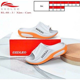 Dép quai ngang REDLEO nam RL88 đúc cao su EVA nguyên khối êm mềm nhẹ chống thấm nước, chống trơn