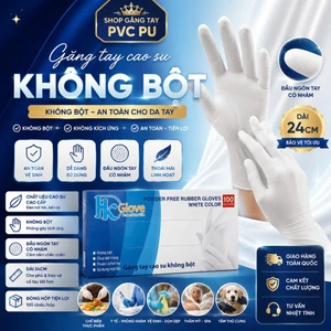 Hộp Găng Tay HK Glove Có Bột, Không Bột. Chuyên dùng Trong Spa làm Đẹp Phòng Khám, Nha Khoa, thẩm mỹ
