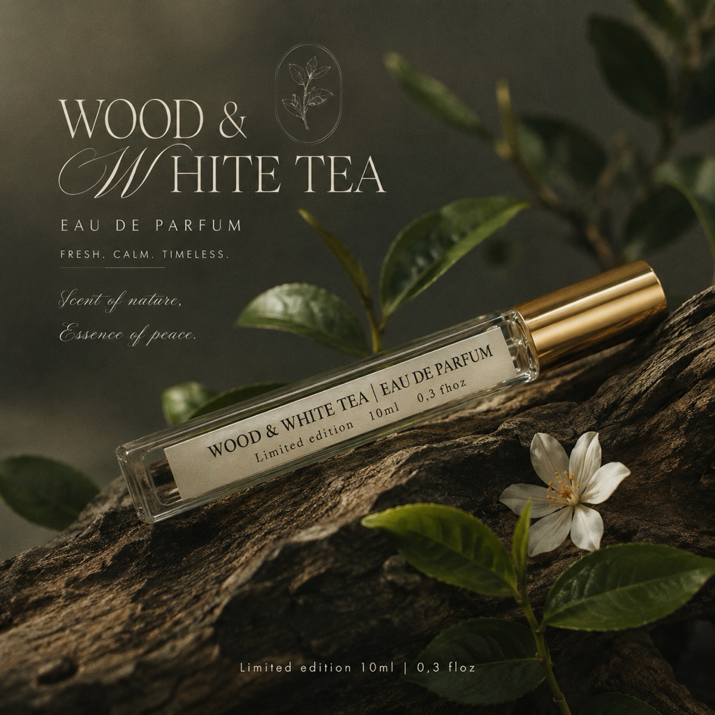 NƯỚC HOA WOOD & WHITE TEA (Unisex) -  GỖ TRÀ TRẮNG THANH LỊCH QUYẾN RŨ | BigBuy360 - bigbuy360.vn