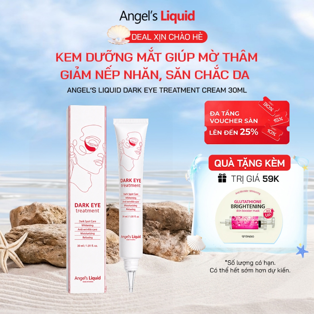 Kem Dưỡng Sáng & Săn Chắc Vùng Da Mắt Angel's Liquid Dark Eye Treatment 30ml