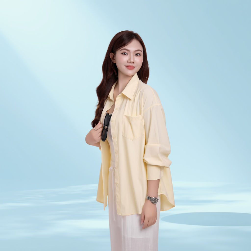 Áo Sơ Mi Chống Nắng Enade UPF200+,Công Nghệ Cool Wel-Mát Lạnh Tức Thì,Chống Nhăn Bền Bỉ | BigBuy360 - bigbuy360.vn