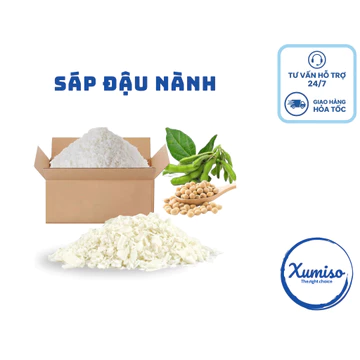 [HCM] Sáp đậu nành (có xuất HD) - Sáp dùng cho son, kem, lotion - nguyên liệu mỹ phẩm Xumiso 100g, 500g, 1 kg