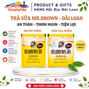 Trà Sữa Hòa Tan Mr. Brown 3in1 Đài Loan – Gói 17g Uống Liền Tiện Lợi