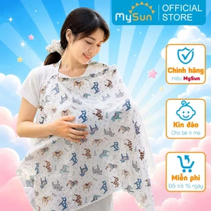 Khăn choàng che cho trẻ bé con bú ti khi ra ngoài đường che nắng MySun Cozy