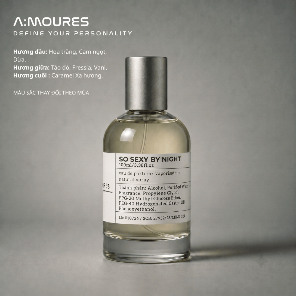 [BST Premium Nữ] Nước Hoa Nữ Amoures Premium Nguyên Liệu Nhập khẩu Hương Thơm Ngọt Ngào, Bí Ẩn - Dạng Xịt | BigBuy360 - bigbuy360.vn