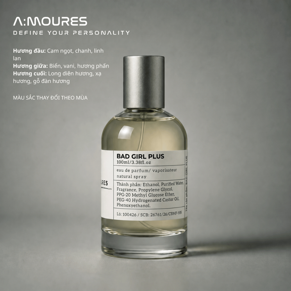 [BST Premium Nữ] Nước Hoa Nữ Amoures Premium Nguyên Liệu Nhập khẩu Hương Thơm Ngọt Ngào, Bí Ẩn - Dạng Xịt | BigBuy360 - bigbuy360.vn