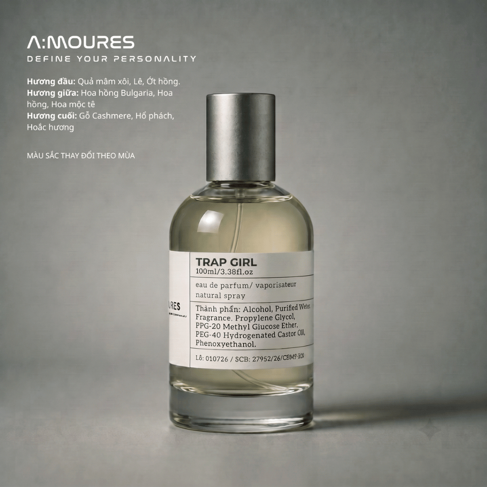 [BST Premium Nữ] Nước Hoa Nữ Amoures Premium Nguyên Liệu Nhập khẩu Hương Thơm Ngọt Ngào, Bí Ẩn - Dạng Xịt | BigBuy360 - bigbuy360.vn