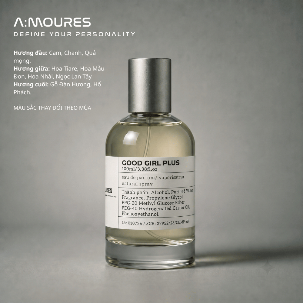 [BST Premium Nữ] Nước Hoa Nữ Amoures Premium Nguyên Liệu Nhập khẩu Hương Thơm Ngọt Ngào, Bí Ẩn - Dạng Xịt | BigBuy360 - bigbuy360.vn