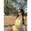 Đồ Bơi Bikini Nữ Hoa Nhí Vàng Cúp Ngực Có Mút Ngực Tôn Dáng Nâng Tông Da Đi Biển Du Lịch