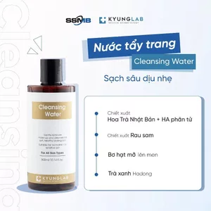 Nước Tẩy Trang Kyung Lab Cleansing Water Dịu Nhẹ Cho Mọi Loại Da Làm Sạch Sâu Dưỡng Ẩm 300ml