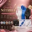 Hộp 100c Găng Tay Nitrile Đen-Trắng-Xanh Siêu Dai,Dùng Trong Spa, Phun xăm thẩm mỹ, chế biến thực phẩm.