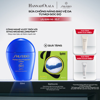 [Daily Hannah] Sữa chống nắng dưỡng da Shiseido GSC Perfect Sun Protector Lotion SPF50+ 50ml