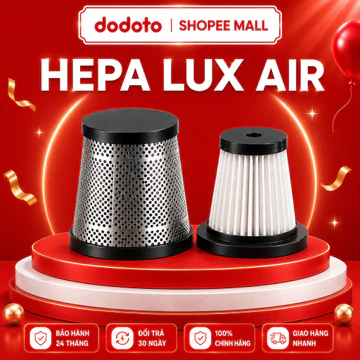 Lọc hepa máy hút bụi cầm tay dodoto Lux Air, lõi lọc hepa máy hút bụi cầm tay dodoto