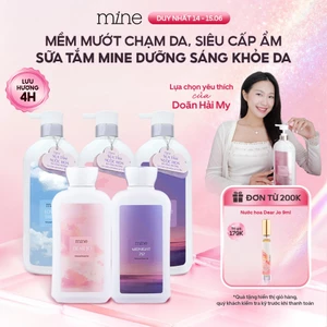 Sữa Tắm Hương Nước Hoa Mine Perfumed Shower Gel Thơm Quyến Rũ Hỗ trợ Dưỡng Ẩm Và Dưỡng Sáng Da 470/750g