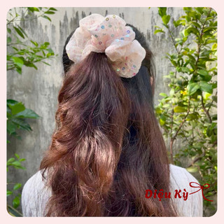 [Shop Mới Mở] Scrunchies May Thủ Công, Style Hàn Quốc Dễ Thương, Xinh Xắn - Tiệm Diệu Kỳ