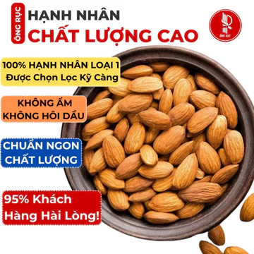 Hạt Hạnh Nhân Sấy Chín Nguyên Vị LOẠI TO TUYỂN CHỌN | HẠT MỚI - KHÔNG HÔI DẦU | Hạnh Nhân Lát | Hạnh Nhân Nấu Sữa Hạt