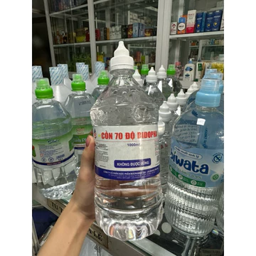 cồn Bidopha 70,90 độ sát khuẩn, sát trùng y tế 1lit