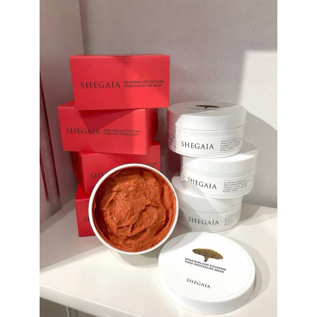 Mặt nạ huyết rồng đỏ Shegaia Dragon Blood Exosome Pore Procedure