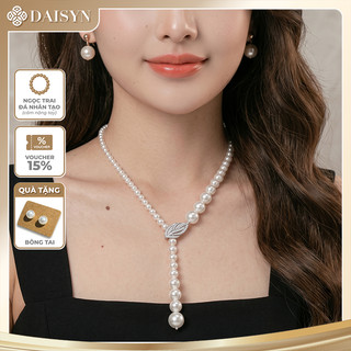 [N1113] Phụ kiện trang sức ngọc nhân tạo đá, chuỗi ngọc nhân tạo đá, chuỗi chuỗi ngọc nhân tạo đá, Dây Chuyền Ngọc Trai