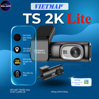 Camera VIETMAP TS - 2K Lite , Độ nét 2K/Full HD, Có GPS, Pin siêu tụ,Xem qua Smartphone