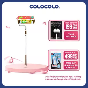 Cây Lăn Bụi Sàn Nhà Đa Năng Cán Dài - COLOCOLO Nhật Bản - Dọn sạch bụi liti, tóc rụng, lông thú cưng, vụn thức ăn