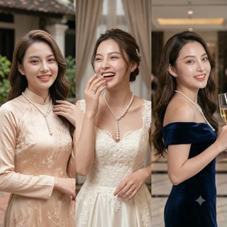 [N1113] Phụ kiện trang sức ngọc nhân tạo đá, chuỗi ngọc nhân tạo đá, chuỗi chuỗi ngọc nhân tạo đá, Dây Chuyền Ngọc Trai