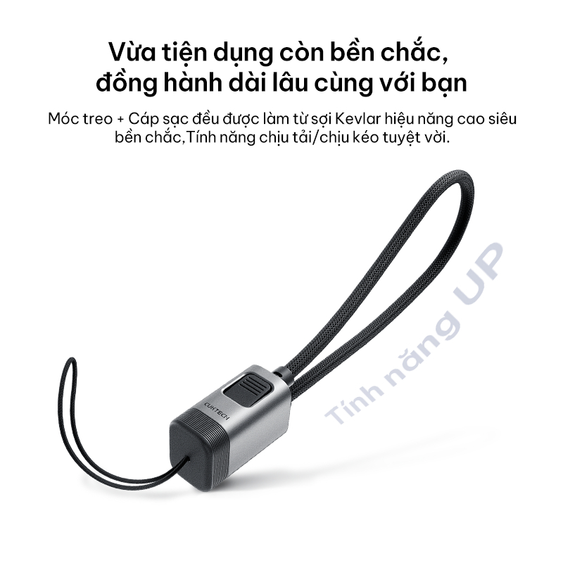 Cáp Sạc Bện 6A Dạng Dây Đeo CUKTECH CP (C To C) Cáp Sạc Nhanh 240W Cho Sạc Dự Phòng/iP/Samsung/Xiaomi/Laptop | BigBuy360 - bigbuy360.vn
