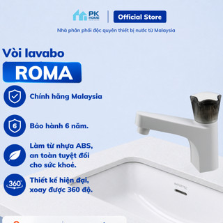 Vòi chậu rửa mặt Lavabo WATERTEC trắng than WT007I nhựa ABS