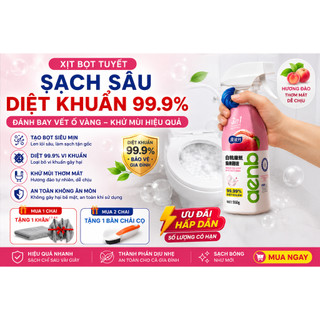 Chai Xịt Bọt Tuyết Vệ Sinh Bồn Cầu Đa Năng Aenb 1 chai 1 vòi 500g - Chai Xịt Thơm Toilet Tẩy Ố Vàng Kháng Khuẩn Nhà Tắm