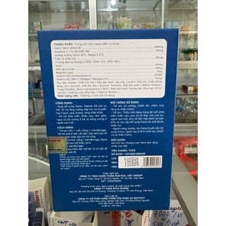 Viên uống Canxi Nano - Bổ sung calci, giảm nguy cơ loãng xương, còi xương (Hộp 30 viên)
