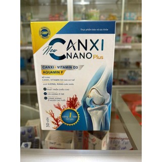 Viên uống Canxi Nano - Bổ sung calci, giảm nguy cơ loãng xương, còi xương (Hộp 30 viên)