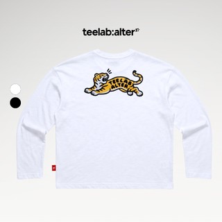 Teelab Alter Slub-Cotton Longsleeve Animal Tee TS422