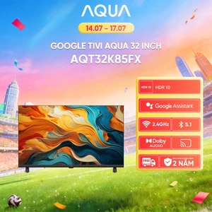 Tivi AQUA HDR AQT32K85FX - viền mỏng 0.3cm - Bảo hành 1 đổi 1 với lỗi màn NSX trong 730 ngáy - Freeship toàn quốc