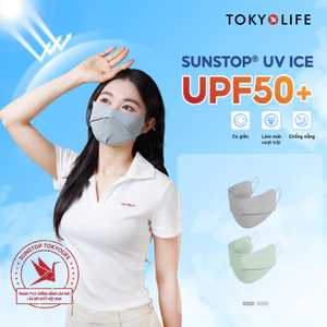 COMBO 2 Khẩu trang Nữ bảo vệ góc mắt Sunstop Ice TOKYOLIFE 40000883