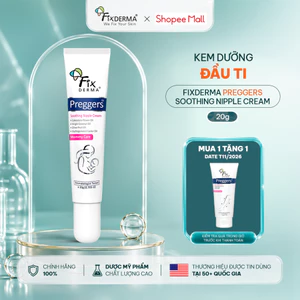 Kem Dưỡng Đầu Ti Fixderma Preggers Soothing Nipple Cream 20g Giảm Khô, Nứt - Hùng Lợi