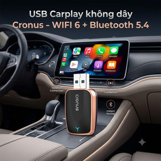 Usb Carplay không dây Cronus chính hãng - WIFI 6+Bluetooth 5.4 , Có Update OTA