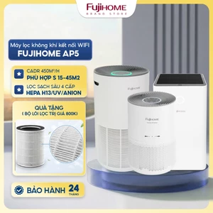 Máy lọc không khí thông minh FUJIHOME, Kết Nối Wifi, Màng Lọc HEPA H13 lọc sạch bụi PM2.5 khử mùi chính hãng