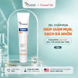 Chấm Mụn Fixderma Salyzap Gel For Acne Day Time 20g Hỗ Trợ Giảm Mụn Dành Cho Ban Ngày