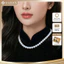 N830 dây chuyền hạt ngọc trai nhân tạo áo dài 8li 42cm , chuỗi hạt ngọc trai nhân tạo áo ngũ thân sang trọng