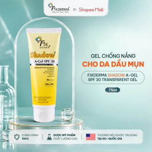 Gel Chống Nắng Cho Da Mụn Fixderma Shadow A-Gel SPF 30+ Transparent Gel 75ml - Hùng Lợi