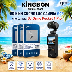 Bộ Kính Cường Lực Camera GOR cho DJ Osmo Pocket 3 / Pocket 4 / Pocket 4Pro