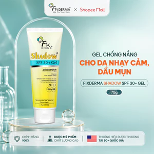 Gel Chống Nắng FIXDERMA Shadow SPF 30+ Gel Mỏng Nhẹ, Giúp Dưỡng Ẩm 75g - Hùng Lợi