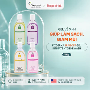 Gel Vệ Sinh Phụ Nữ Fixderma SraiSoft Gel Hỗ trợ Khử Mùi, Giữ Ẩm 100g - Hùng Lợi