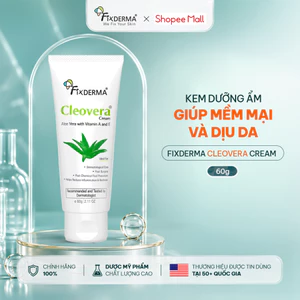 Kem Dưỡng Ẩm Fixderma Cleovera Cream 60g Chiết Xuất Nha Đam, Làm Mềm, Dịu Da - Hùng Lợi
