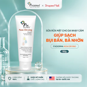 Sữa Rửa Mặt Cho Da Nhạy Cảm Fixderma Non Drying Cleanser 60g Giúp Làm Sạch Da - Hùng Lợi